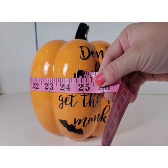 Lot of 3 New Halloween Decor Hanging Witch Broom Sign Flying Monkeys Pumpkin LED - Picture 6 of 8